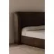 Sophia Brown Queen Upholstered Storage Platform Bed