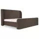 Sophia Brown Queen Upholstered Storage Platform Bed