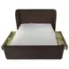 Sophia Brown Queen Upholstered Storage Platform Bed