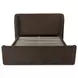 Sophia Brown Queen Upholstered Storage Platform Bed