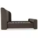 Sophia Brown Queen Upholstered Storage Platform Bed