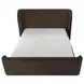 Sophia Brown Queen Upholstered Storage Platform Bed