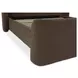 Sophia Brown King Upholstered Storage Platform Bed