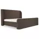 Sophia Brown King Upholstered Storage Platform Bed