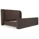 Sophia Brown King Upholstered Storage Platform Bed