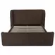 Sophia Brown King Upholstered Storage Platform Bed