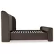 Sophia Brown King Upholstered Storage Platform Bed