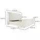 Sophia Cream King Upholstered Storage Platform Bed