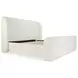 Sophia Cream King Upholstered Storage Platform Bed