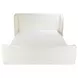 Sophia Cream King Upholstered Storage Platform Bed