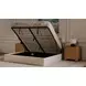 Sebastion Cream King Upholstered Storage Platform Bed
