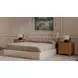 Sebastion Cream King Upholstered Storage Platform Bed