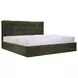 Sebastion Green King Upholstered Storage Platform Bed
