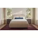 Colin Light Brown Twin Upholstered Panel Bed