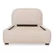 Colin Light Brown Twin Upholstered Panel Bed