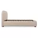 Colin Light Brown Twin Upholstered Panel Bed