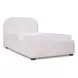 Colin Oatmeal and Brown Twin Upholstered Panel Bed