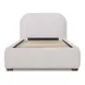 Colin Oatmeal and Brown Twin Upholstered Panel Bed