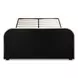 Colin Oatmeal and Brown Queen Upholstered Storage Panel Bed