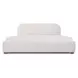 Colin Oatmeal and Brown Queen Upholstered Storage Panel Bed