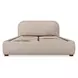 Colin Light Brown King Upholstered Storage Panel Bed