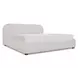Colin Oatmeal and Brown King Upholstered Storage Panel Bed