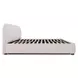 Colin Oatmeal and Brown King Upholstered Storage Panel Bed
