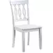 Naples White 42" Extendable Dining Table Set of 3