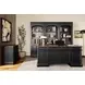 Roanoke Black L-Shaped Desk