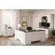 Roanoke White L-Shaped Desk