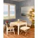 Robin Natural Grasscloth 2 Drawer Square Game Table
