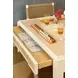Robin Natural Grasscloth 2 Drawer Square Game Table