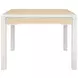 Robin Natural Grasscloth 2 Drawer Square Game Table