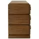 Roderick Provincial Brown Oak 3 Drawer Soft Close Accent Chest