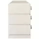 Roderick Matte Antique White Lacquer 3 Drawer Soft Close Accent Chest