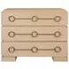 Roderick Cerused Oak 3 Drawer Soft Close Accent Chest
