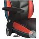 Salzburg Black And Red Adjustable Gaming Chair With LED Light