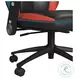 Salzburg Black And Red Adjustable Gaming Chair With LED Light