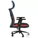 Salzburg Black And Red Adjustable Gaming Chair With LED Light