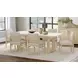 Trifecta Driftwood Cerused Oak Rectangular Dining Room Set