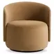 Crosby Tan Upholstered Swivel Chair