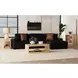 Camelot Natural Rectangular Sofa Table