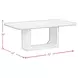 Camelot Black 72" Rectangular Dining Table