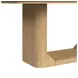 Camelot Natural 72" Rectangular Dining Table