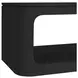 Camelot Black Rectangular Coffee Table