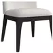 Camelot Gray and Black Upholstered Dining Side Chair Set of 2