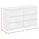 Camelot Natural 6 Drawer Dresser