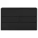 Camelot Black and Gray Upholstered Bedroom Set