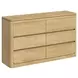 Camelot Natural and Gray Upholstered Bedroom Set