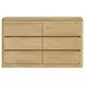 Camelot Natural and Gray Upholstered Bedroom Set